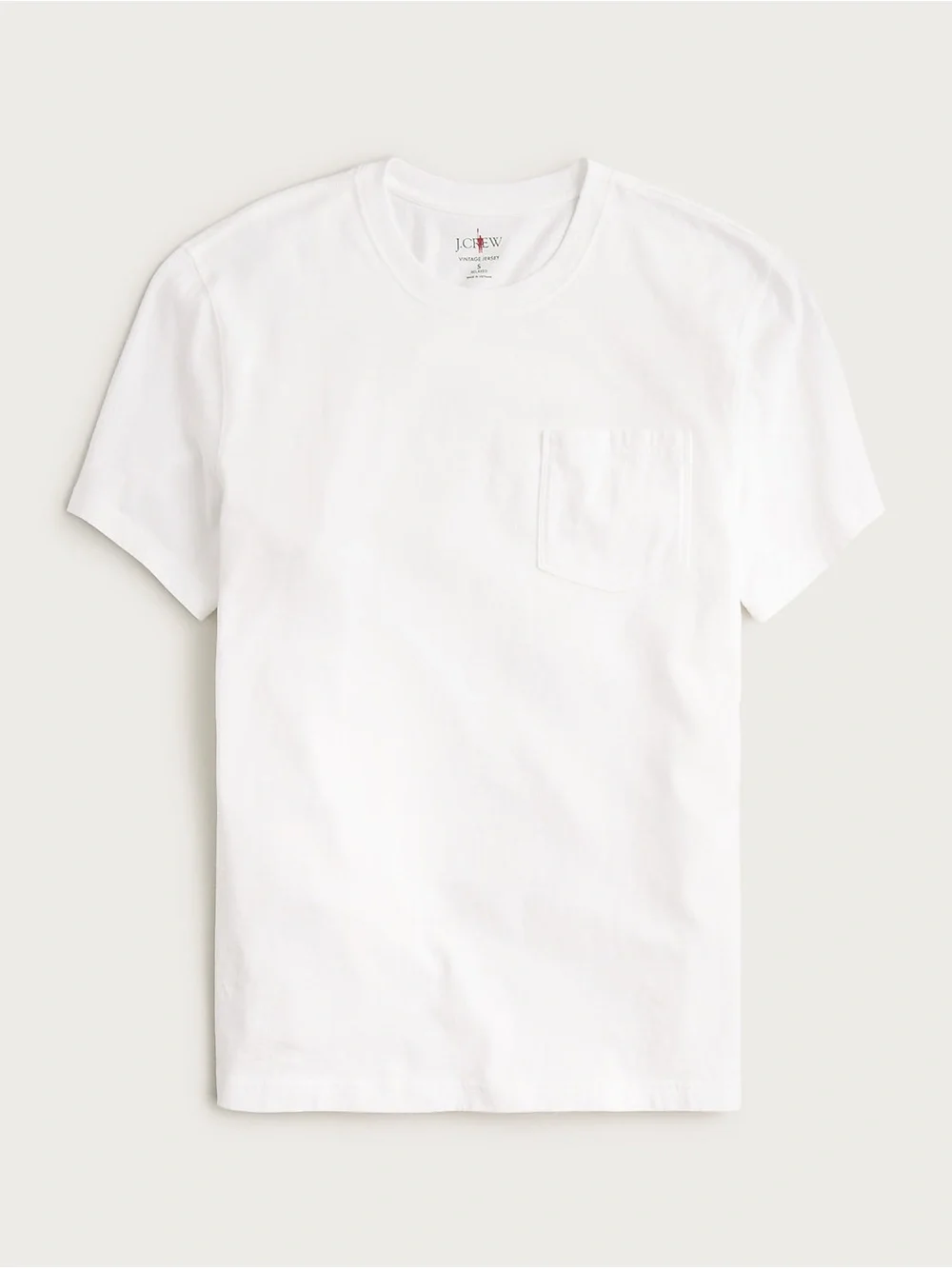 J.Crew Vintage-wash cotton pocket T-shirt size XL NWT